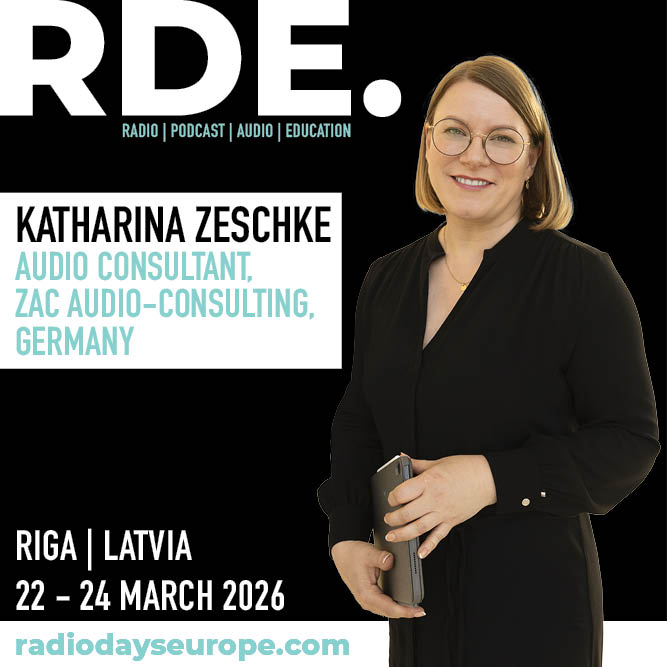 Katharina Zeschke Radiodays europe